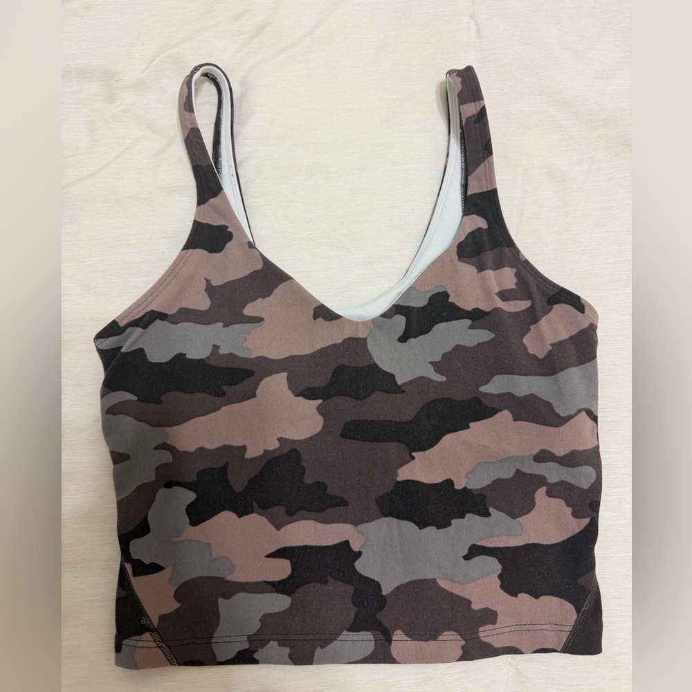 Lululemon Camo Print Tank Top - Brown & Gray